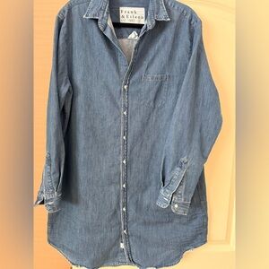 Frank & Eileen Blue Denim Dress, size large